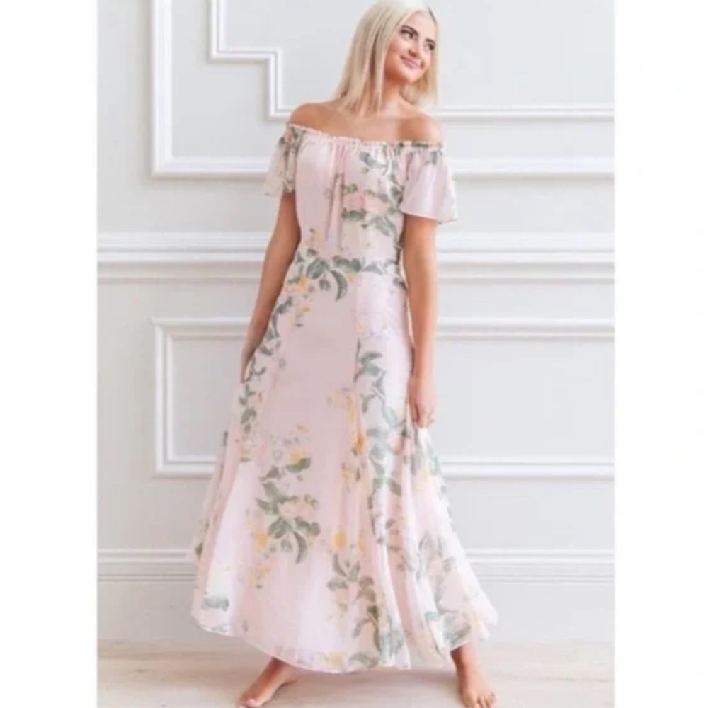 NEW Rachel Parcell Floral Maxi Dress Sz. XS - Picture 2 of 3
